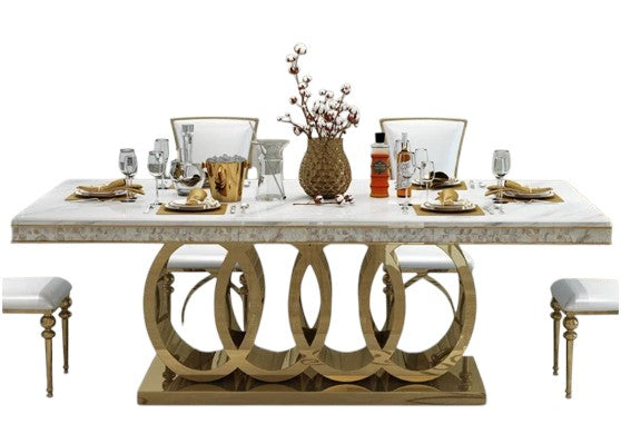 KT_1378_ Audi Gold/White grey Marble (757-1)